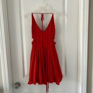 Free People red short sundress
